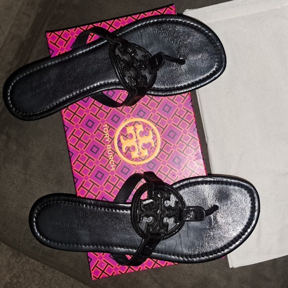 Tory Burch Sparkle Sandals - Picture 2 of 2